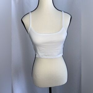5/25$ Women’s‎ H&M Divided Basics white stretchy cotton bralette size medium